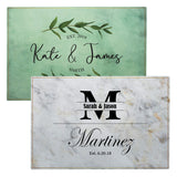 Personalized Glass Cutting Board, Tempered Glass Cutting Board | 12 Designs, 16x11 | Housewarming Gifts, Personalized Wedding Gifts for Couple | Brd Gifts