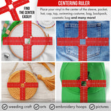 Tshirt Ruler Guide for Vinyl Alignment - T Shirt Ruler Guide for Heat Press, Shirt Measurement Tool for Heat Press, T-Shirt Ruler Centering Guide Good Life Ideas