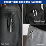 WORKPRO LED Pen Light, Aluminum Pen Flashlights, Pocket Flashlight with Clip for Inspection, Emergency, Everyday, 8AAA Batteries Include, WORKPRO