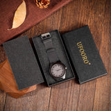 UFOORO Fathers Day Wooden Watches for Men, Natural Wood Watch Personalized Gifts Watch for Dad Birthday Graduation Mothers Day for Dad Gifts UFOORO