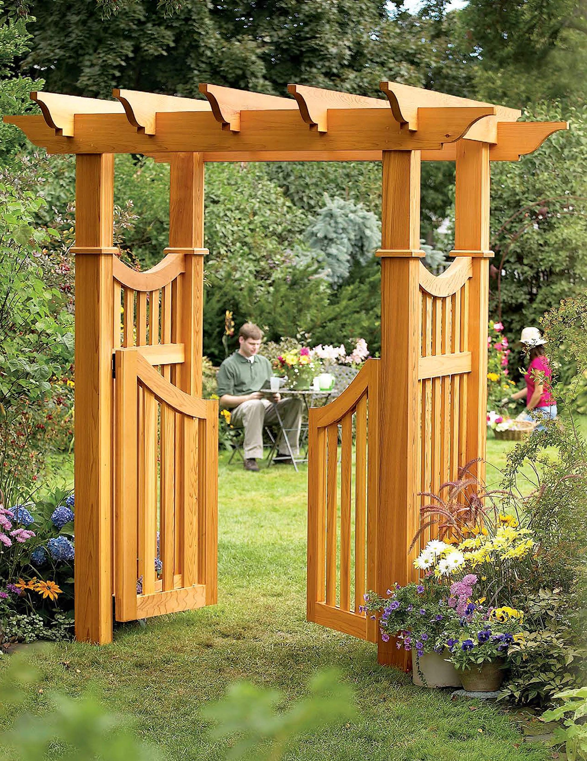 How to Make Outdoor & Garden Furniture: Instructions for Tables, Chairs, Planters, Trellises & More from the Experts at American Woodworker (Fox - WoodArtSupply