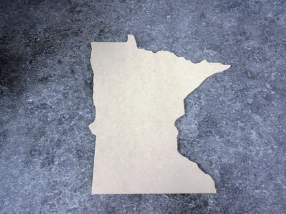 Minnesota State Cutouts - 3 Pack - 1/4'' MDF - WoodArtSupply