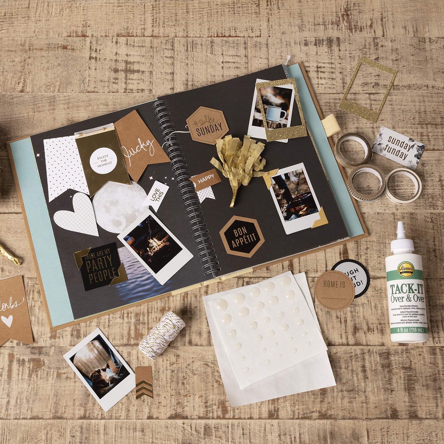 Aleene's 29-2 Tack-It Over & Over Liquid Glue 4oz, Clear Aleene's