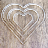 3 Hearts Nesting Valet Tray Router Template, Router Jig, Woodworking Template, Craft Template Phocaea