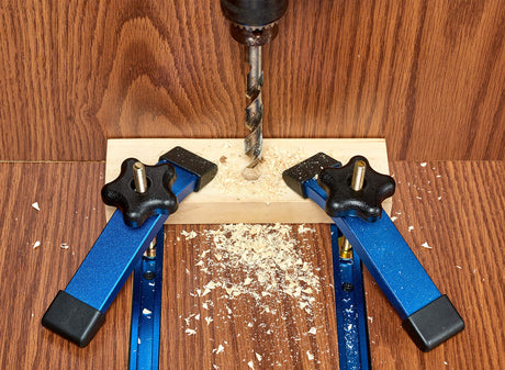 HOTTARGET Aluminum T-track Hold Down Clamps,6-3/8"L x 1-1/4"Width-Woodworking and Clamps - High Strength Aluminum Alloy 6063 - Fine Sandblast HOTTARGET