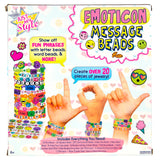 Just My Style Emoticon Message Beads, DIY 20+ Custom Accessories Using Symbols Alphabet Letters & Emojis, Great for Sleepover & Girls Night, Perfect Just My Style