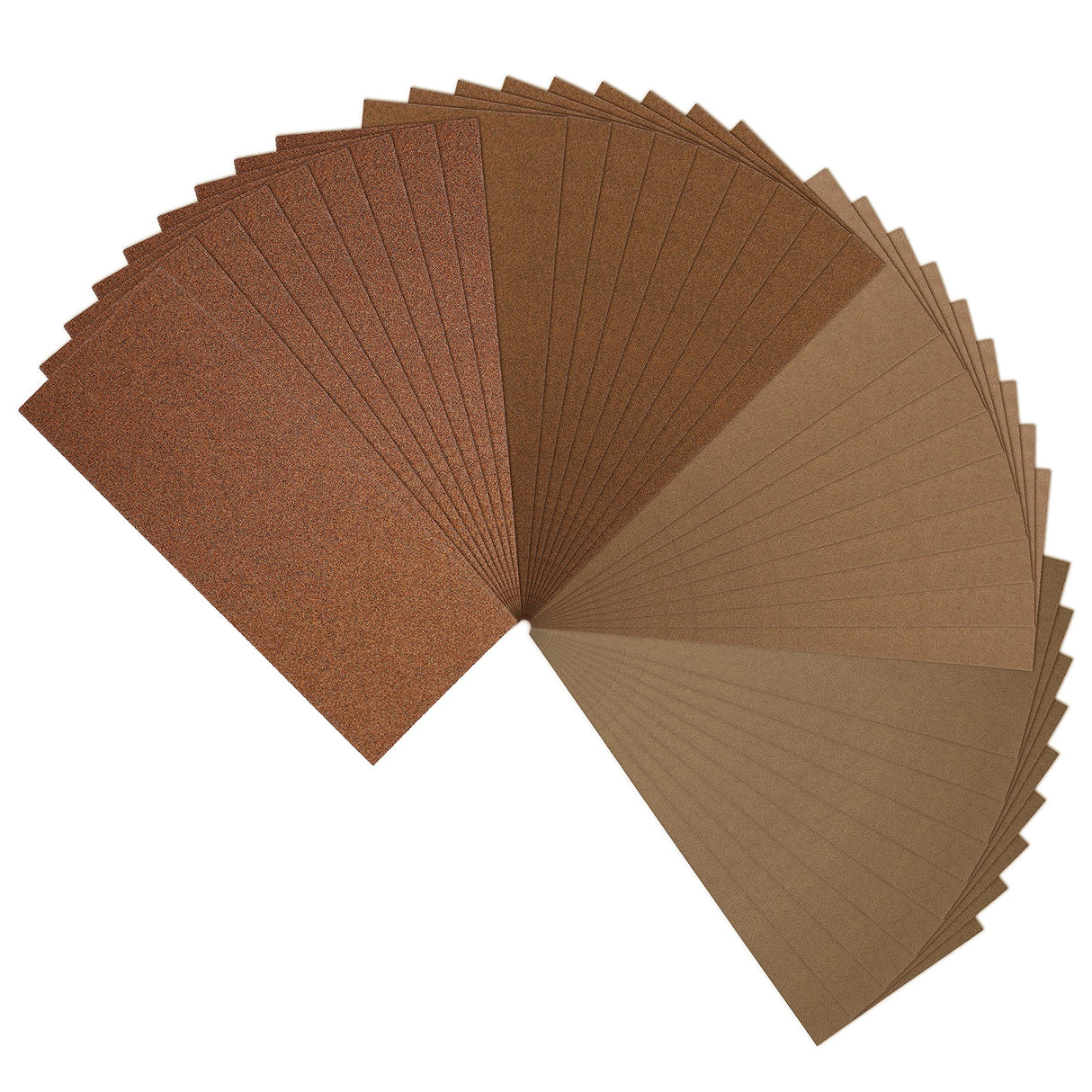 KAKURI Sandpaper Assortment for Wood 80/150/240/400 Grit, Japanese Woodworking Sand Paper Variety Pack Bulk 36 Sheets 9 x 3.6 inches, Made in Japan KAKURI