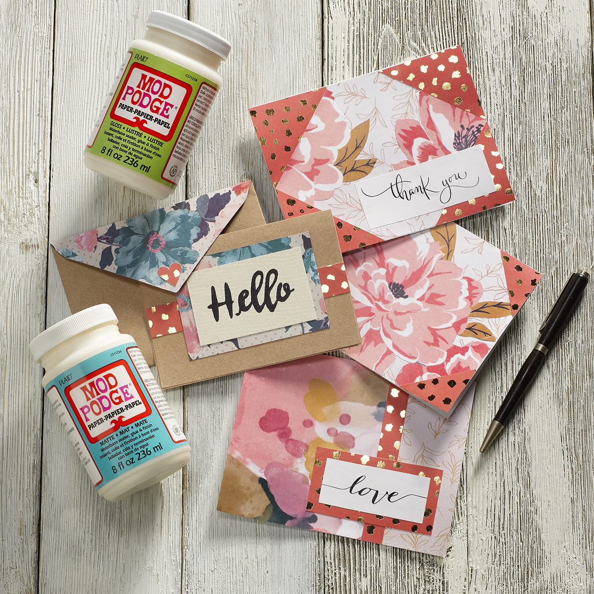 Mod Podge Waterbase Sealer, Glue and Finish for Paper (8-Ounce), CS11236 Matte Finish Mod Podge