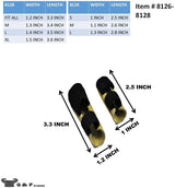 G & F Finger Guard and Thumb Guard Made of Leather 1 or 10 Pieces WoodArtSupply