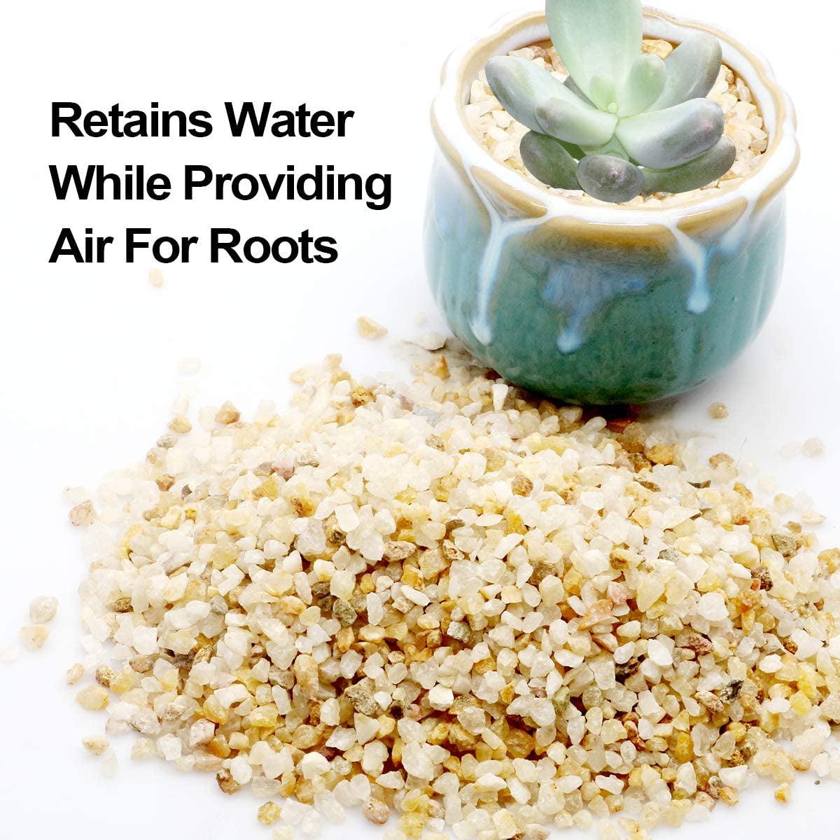 Coarse Silica Sand 2.2Lb for Bonsai Cacti Succulent and Carnivorous Plant Mix WoodArtSupply