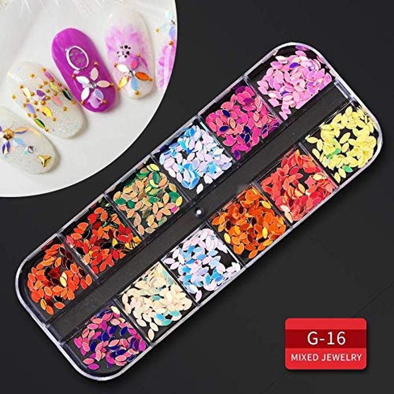 9 Boxes Nail Rhinestones,Nail Gems Nail Diamonds,Nail Art Studs Nail Crystals Nail Sequins for Nails Kit with 1 Tweezers and 3 Pen for Nail Art WoodArtSupply