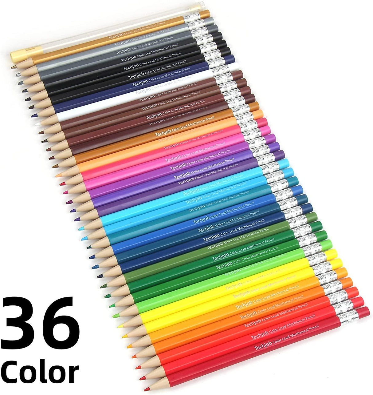 Colored Mechanical Pencil 2.6Mm, 36Pcs WoodArtSupply