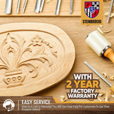 Wood Carving Kit, Wood Carving Tools Set of 12 Chisels and Wood Mallet with Canvas Case Gouges, Woodworking Chisel Set for Beginners and WoodArtSupply