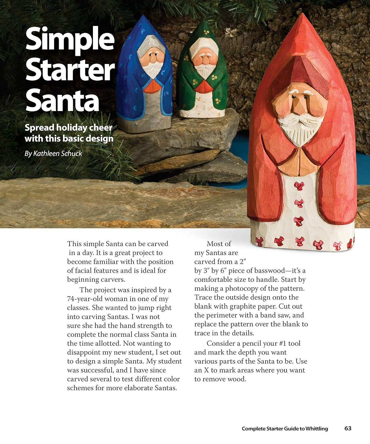 Complete Starter Guide to Whittling: 24 Easy Projects You Can Make in a Weekend (Fox Chapel Publishing) Beginner-Friendly Step-By-Step Instructions, WoodArtSupply