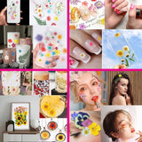 Dried Flowers for Resin, 103Pcs Natural Flowers and Leaves Compressed, Vacuum Packed DIY Pressed Flowers for Epoxy, Jewelry, Candles, Soap, Nail WoodArtSupply