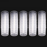 50 Pack 30Ml Plastic Reusable Graduated Cups Transparent Scale Cups with 50 Pack Wooden Stirring Sticks for Mixing Paint, Stain, Epoxy, Resin WoodArtSupply