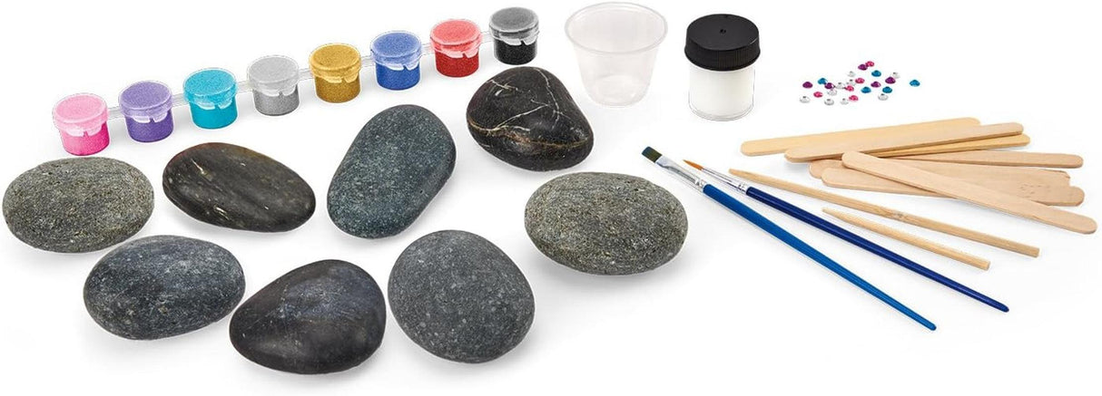 Shimmer ’N Sparkle Metallic Mania Rock Art DIY Kit for Ages 6 and Up WoodArtSupply