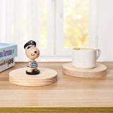 5PCS Unfinished Natural Wood Slices-5.9Inch round Wooden Discs Circles WoodArtSupply