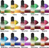 Epoxy Resin Pigment - 30 Colors Transparent UV Resin Dye, Epoxy Resin Color, Highly Concentrated Epoxy Resin Colorant for Resin Jewelry Making Kit, WoodArtSupply