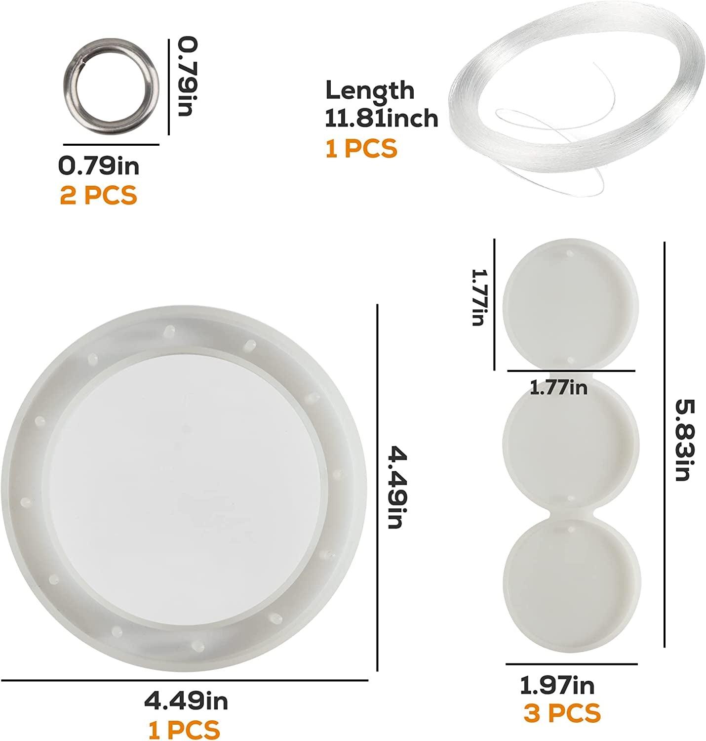 Silicone Resin Molds for Wind Chime, DIY Resin Wind Chime Molds Resin Casting Mold for Home Décor Resin Craft Supplies WoodArtSupply