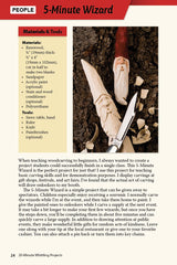 20-Minute Whittling Projects: Fun Things to Carve from Wood (Fox Chapel Publishing) Step-By-Step Instructions & Photos to Whittle Expressive Figures; WoodArtSupply