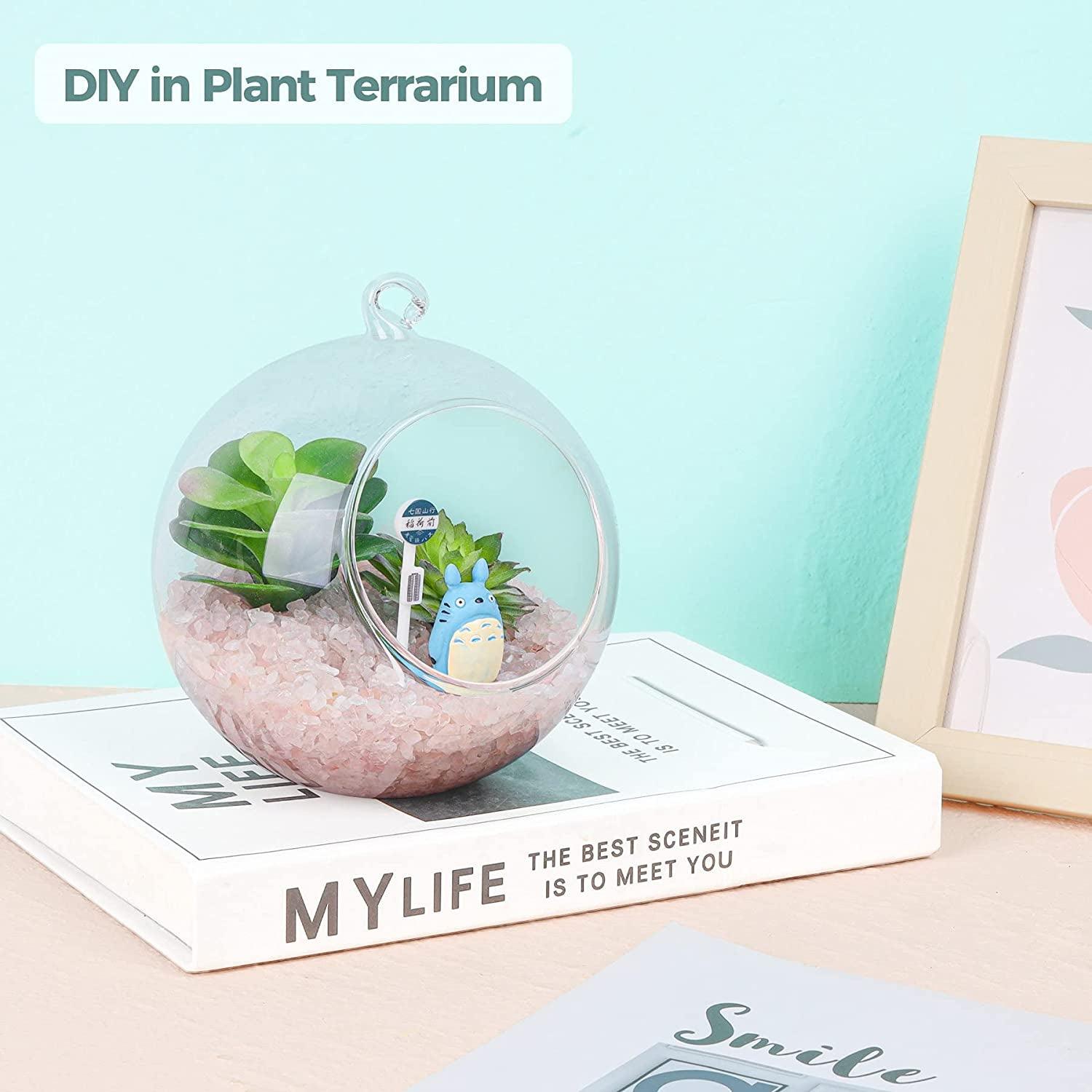 Tumbled Chips Stones Crushed Crystal Quartz 1 LB, Irregular Shaped Gravel Pebble Healing Stone, DIY Smoothed Rocks for Potted Plant,Resin Art,Vase WoodArtSupply