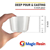 Deep Pour Epoxy Resin for River Table | 3 Gallon (11.4 L) | 4'' Deep Pour & Casting Epoxy Resin Kit | Low Odor | Crystal Clear and High Gloss | for WoodArtSupply