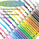 Paint Pens for Rock Painting, Acrylic Paint Markers for Card Making Craft Stone Ceramic WoodArtSupply