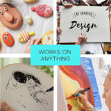 Acrylic Paint Markers 1Mm, Acrylic Paint Pens for Rock Painting/Stone, Ceramic, Glass WoodArtSupply