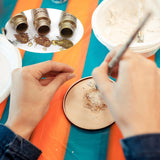 Metallic Pigment Powder for Epoxy Resin, Copper/Silver/Gold Metallic Powder and Black/Pearl White Mica Powder, Fine Real Mica Metal Dye for Kintsugi, WoodArtSupply