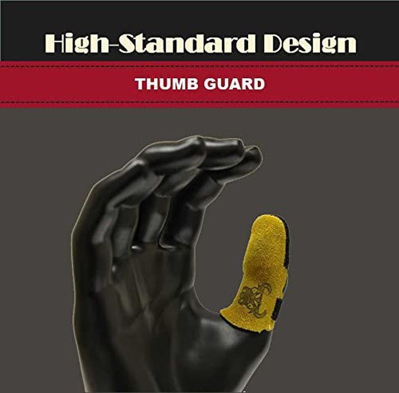 G & F Finger Guard and Thumb Guard Made of Leather 1 or 10 Pieces WoodArtSupply