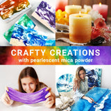 Mica Powder for Epoxy Resin – Pigment Powder for Nails – Epoxy Resin Color Pigment – Soap Making Dye – Mica Pigment Powder 24 Colors Set WoodArtSupply