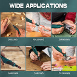 Cordless Rotary Tool , 3.7V Mini Rotary Tool Kit with 55Pcs Accessories, 3-Speed USB Charging Power Rotary Tool for Sanding, Polishing, Engraving, WoodArtSupply