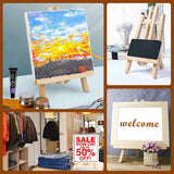Wood Easels, Easel Stand for Painting Canvases, Art, and Crafts. (11.8 Inch, 4 Pack), Tripod, Painting Party Easel, Kids Student Table School WoodArtSupply