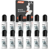 White Alcohol Ink Set - 12 Bottles White Colors Alcohol-Based Ink, White Alcohol Paint Dye for Epoxy Resin Painting, Resin Petri Dish, Yupo WoodArtSupply