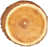 Rustic Wood Slice Paper Party Supplies Tableware Set 24 9" Plates 24 7" Plate 24 9 Oz Cups 24 Napkins WoodArtSupply