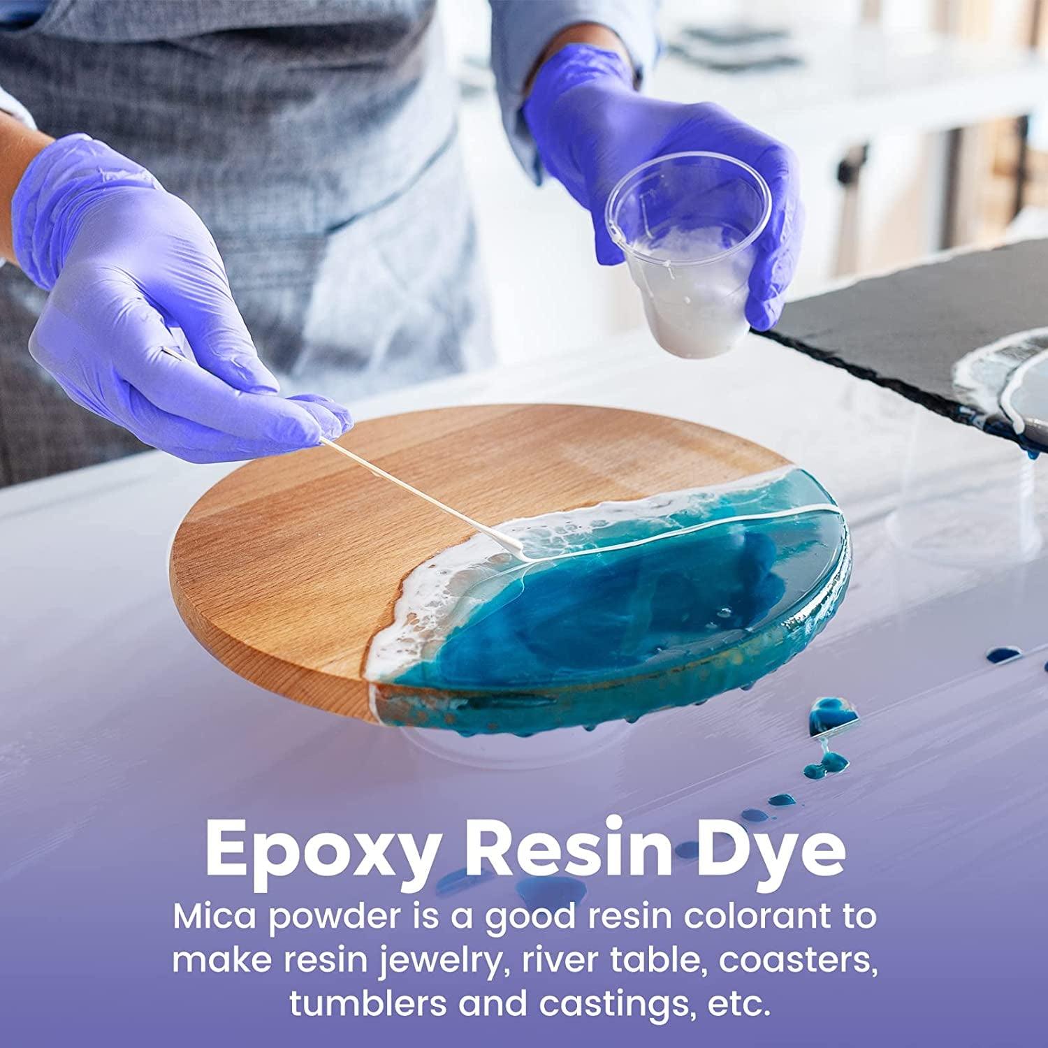 Pigment Powder for Epoxy Resin Mica Powder for Epoxy Resin Candle Dye Bath  Bomb Coloring Soap Making Resin Color Pigment Resin Dye Colorant Soap Dye