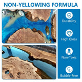 Epoxy Resin 1 Gallon Kit, Crystal Clear Epoxy Tabletop Resin Self Leveling, Bubbles Free and Anti-Yellowing, Rivertop Resin 1 Gallon 2 Part Epoxy for WoodArtSupply