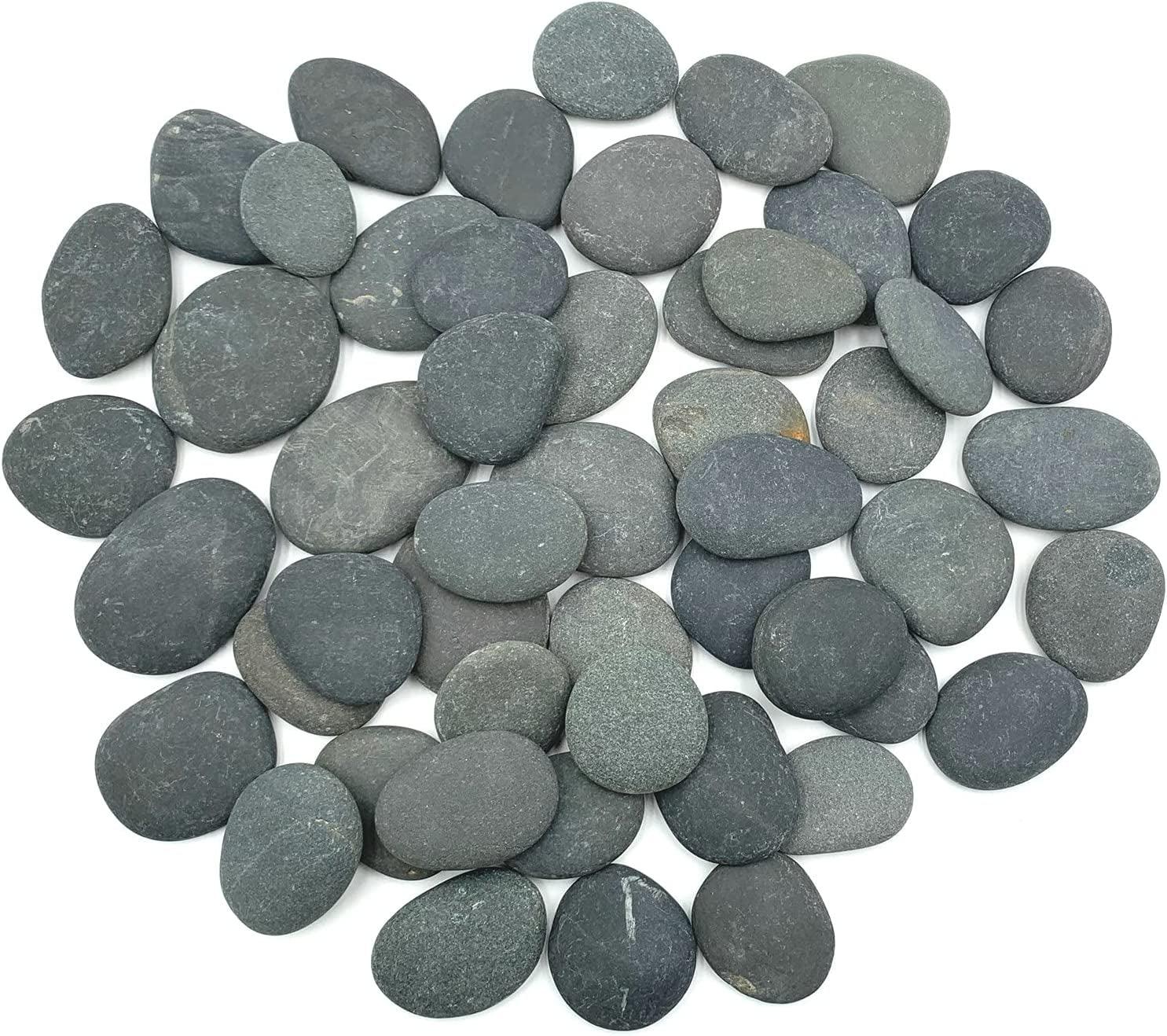 Lifetop 120pcs Painting Rocks DIY Rocks Flat & Smooth Kindness Rocks for Arts Crafts Decoration Medium/Small/Tiny Rocks for Painting Hand Picked