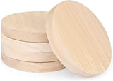 5PCS Unfinished Natural Wood Slices-5.9Inch round Wooden Discs Circles WoodArtSupply