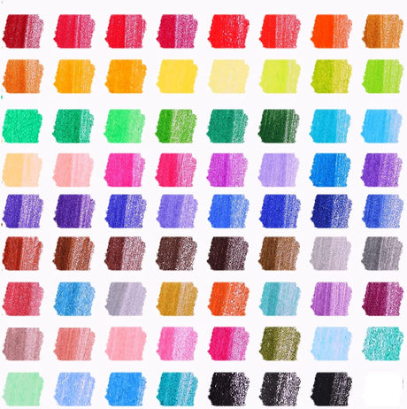72 Count Colored Pencils for Adult Coloring Books, Soft Core,Ideal for Drawing Blending Shading WoodArtSupply