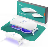 2 Pack UV Light for Resin, 48W Large Size Dual Wavelength UV Resin Light and Portable UV Lamp for Resin Curing, UV Resin Kit, Resin Supplies for UV WoodArtSupply