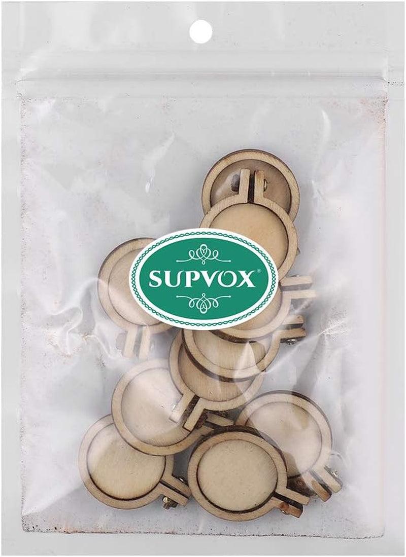 Embroidery Hoop Mini round Cross Stitch Hoop Ring Imitated Wood Display Frame for Art Craft Handy Sewing and Hanging 10 Pcs WoodArtSupply