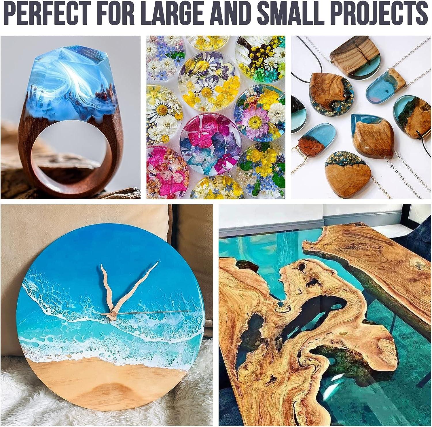 Epoxy Resin 16OZ - Crystal Clear Epoxy Resin Kit - Self-Leveling, High-Glossy, No Yellowing, No Bubbles Casting Resin Perfect for Crafts, Table Tops, WoodArtSupply