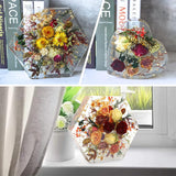 3 PCS Large Resin Molds Silicone, Including Deep Hexagon, Heart, Square Epoxy Resin Casting Mold for Flower Preservation Bookends DIY Art WoodArtSupply